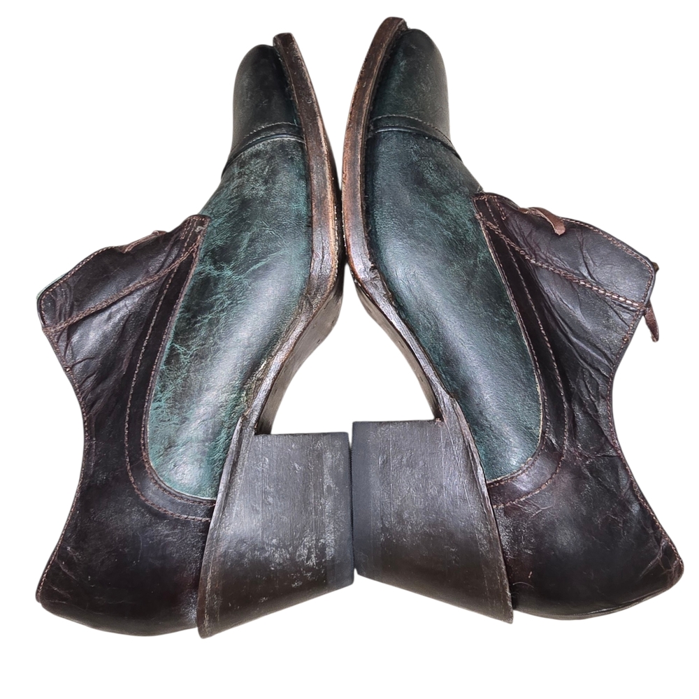 Stetson Dark Teal Oxfords for Men - Picture 10 of 10